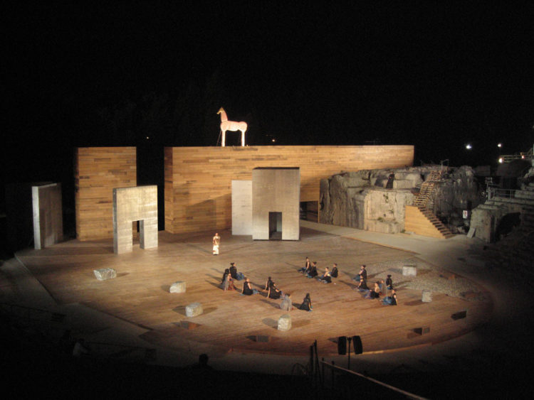Escenografías para el Teatro Griego de Siracusa - Garcés - de Seta - Bonet