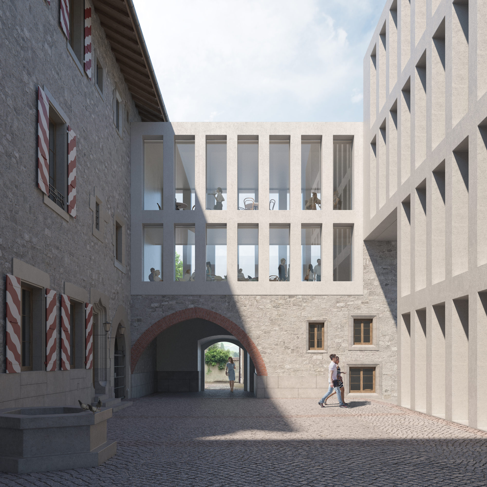 Rehabilitation of Prieuré building and the Archeolab of Pully - Garcés - de Seta - Bonet