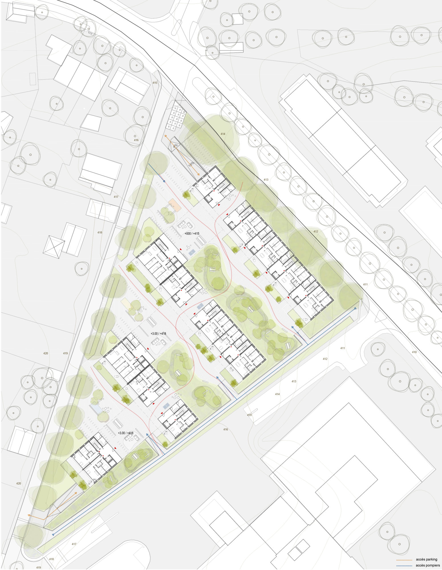 Logements à Lancy - Garcés - de Seta - Bonet