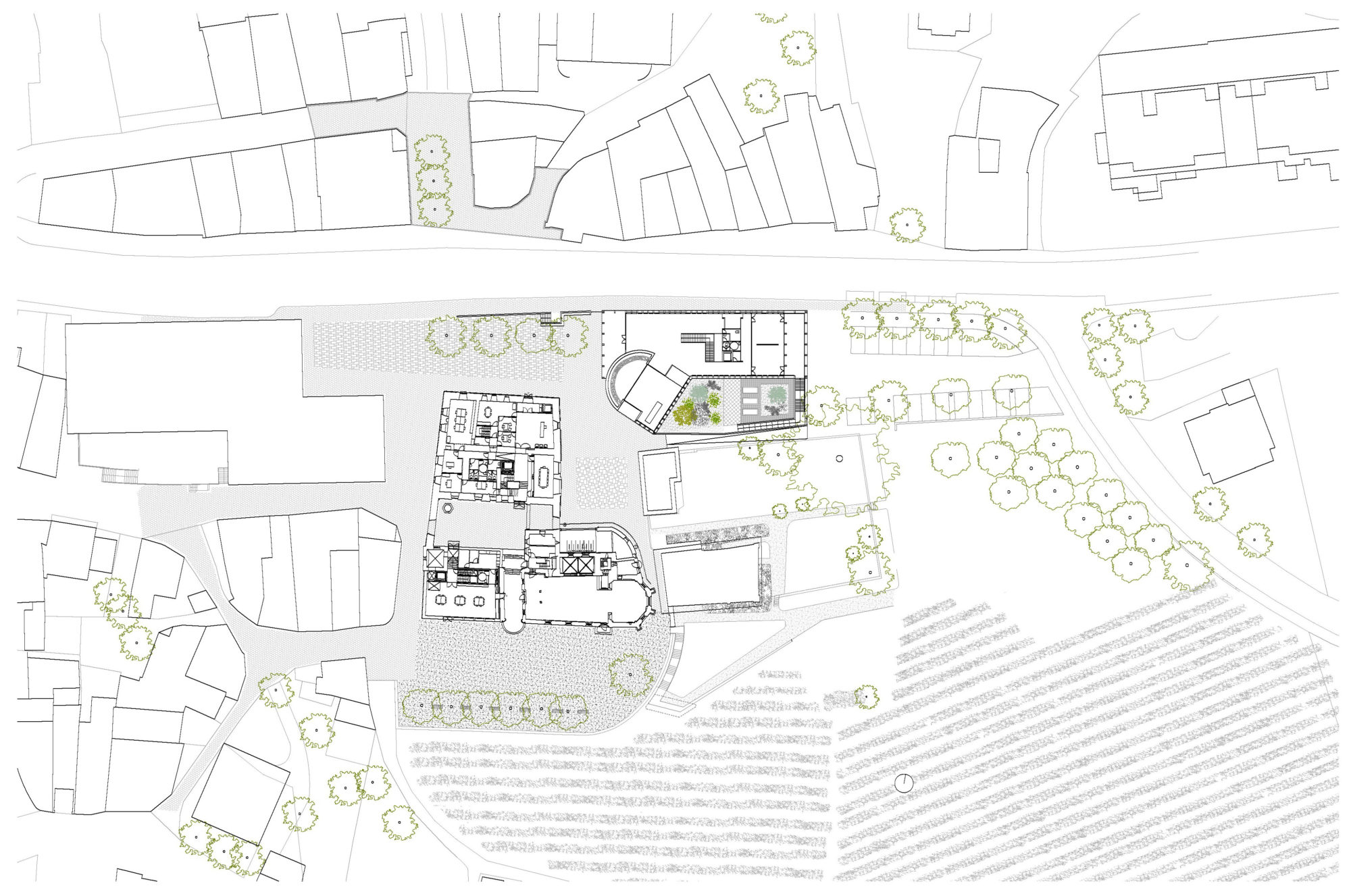 Rehabilitación del edificio Prieuré y del Archeolab de Pully - Garcés - de Seta - Bonet