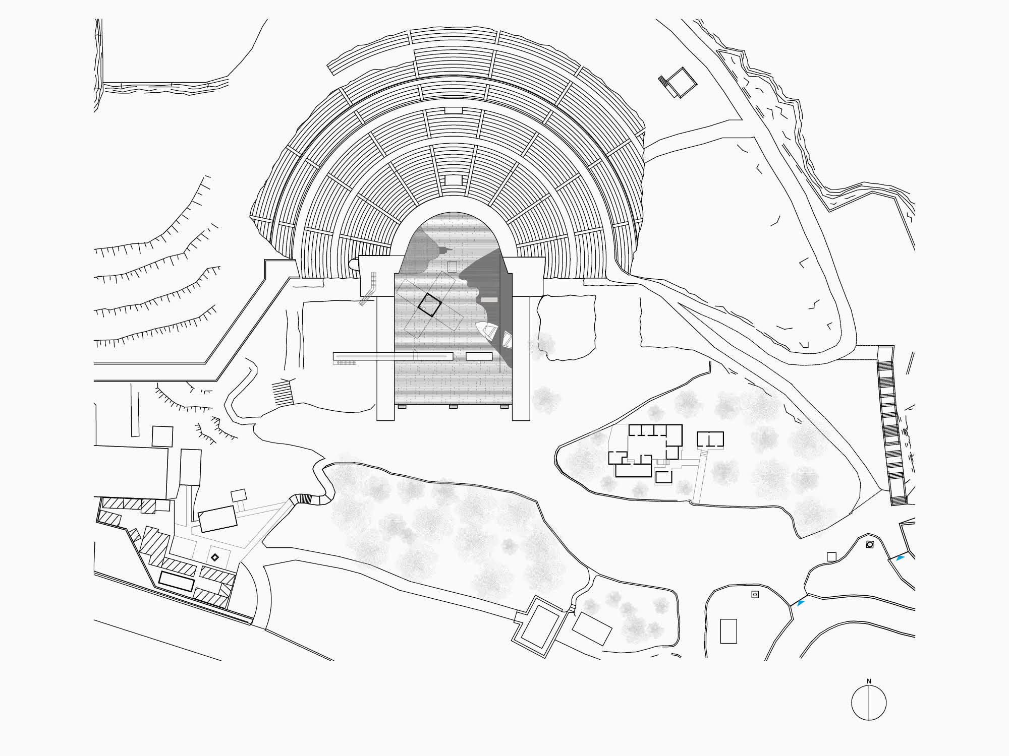 Stage designs for the Greek Theater of Syracusa - Garcés - de Seta - Bonet