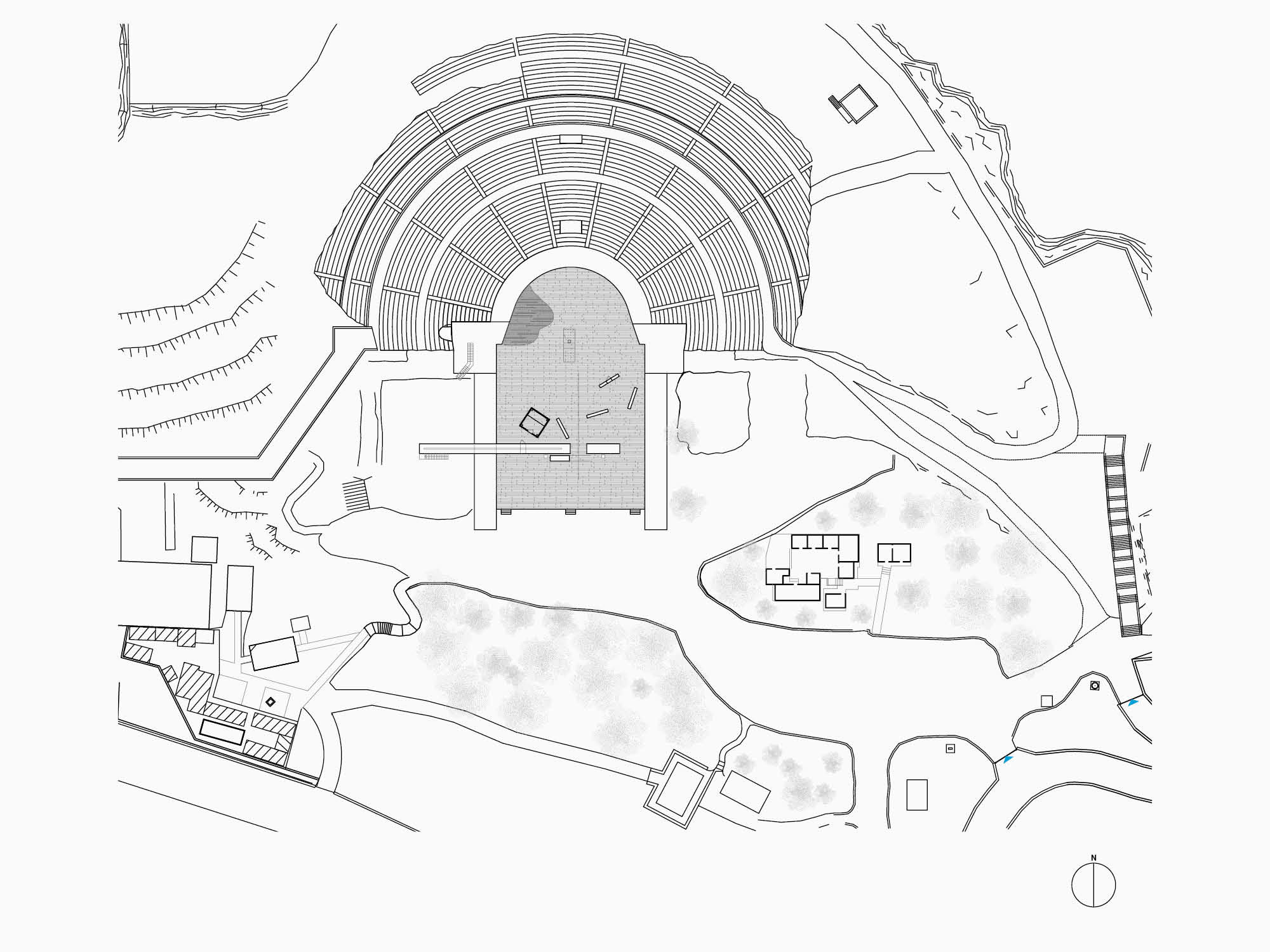 Stage designs for the Greek Theater of Syracusa - Garcés - de Seta - Bonet