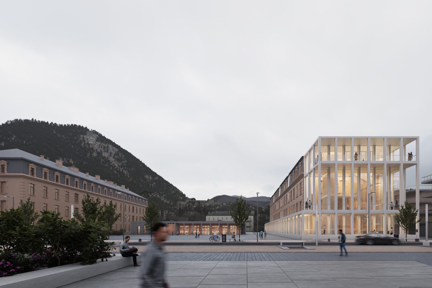 Winners of the contest for the new administrative city of Briançon – France - Garcés - de Seta - Bonet